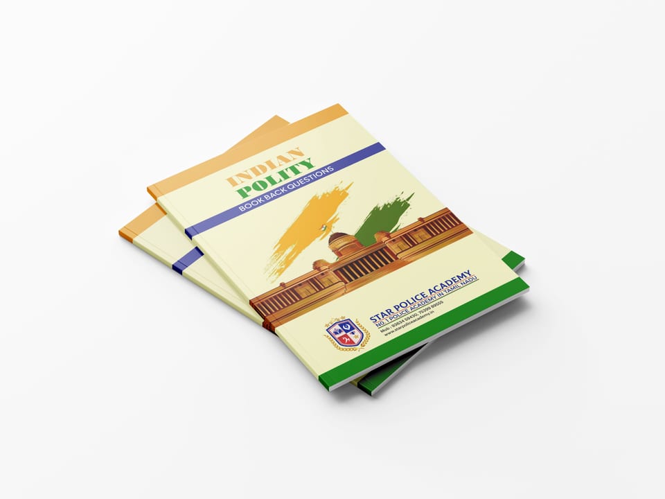 INDIAN POLITY Book TNUSRB SUB INSPECTOR & POLICE