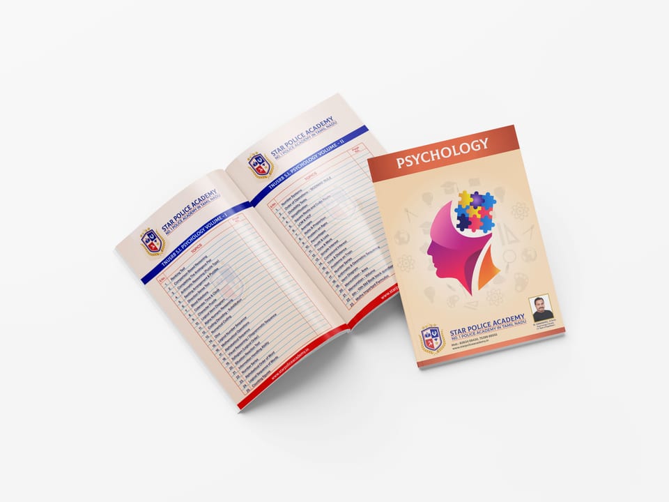 PHYCHOLOGY Book TNUSRB SUB INSPECTOR & POLICE